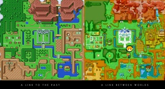 Mapa TLoZ A Link Between Worlds